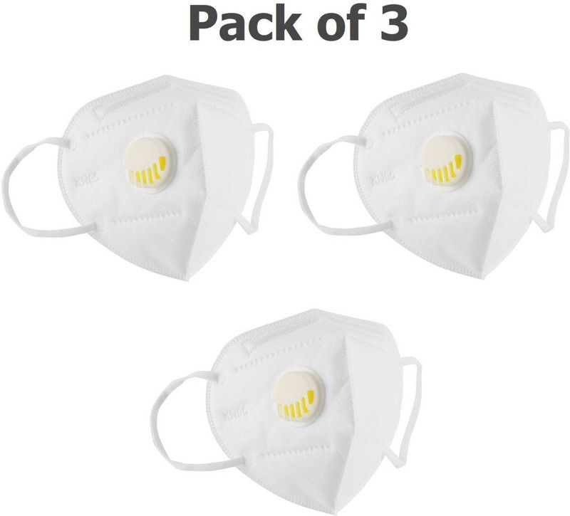 Sheen KN95 Respiratr Mask pack of 3 SRM_PK3  (Free Size, Pack of 3)
