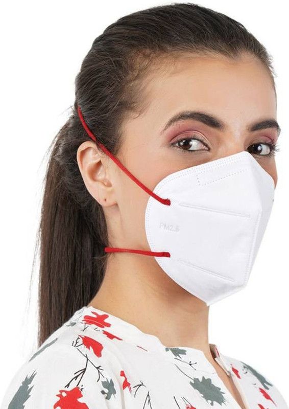 PRETVO Surgical Pollution Face Mask For Men & Women NH03  (White, Free Size, Pack of 5)