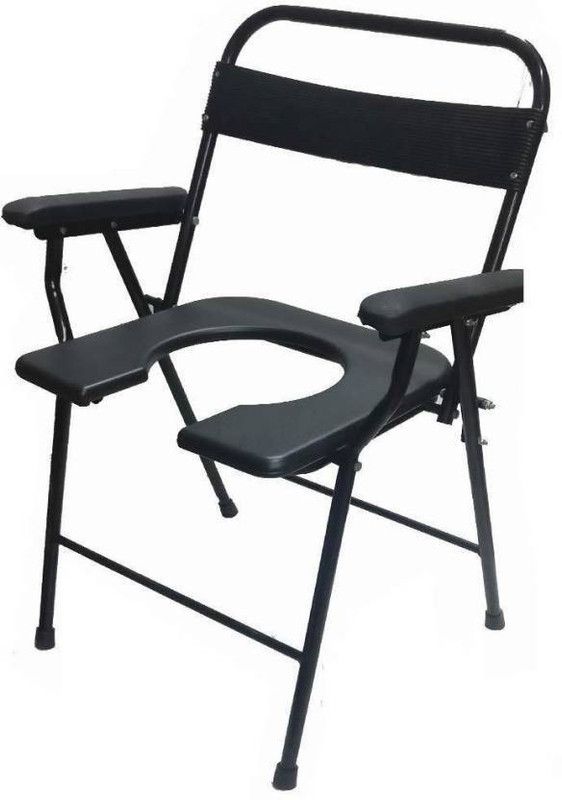 ILLUSTRIOUS Commode Chair  (Black)