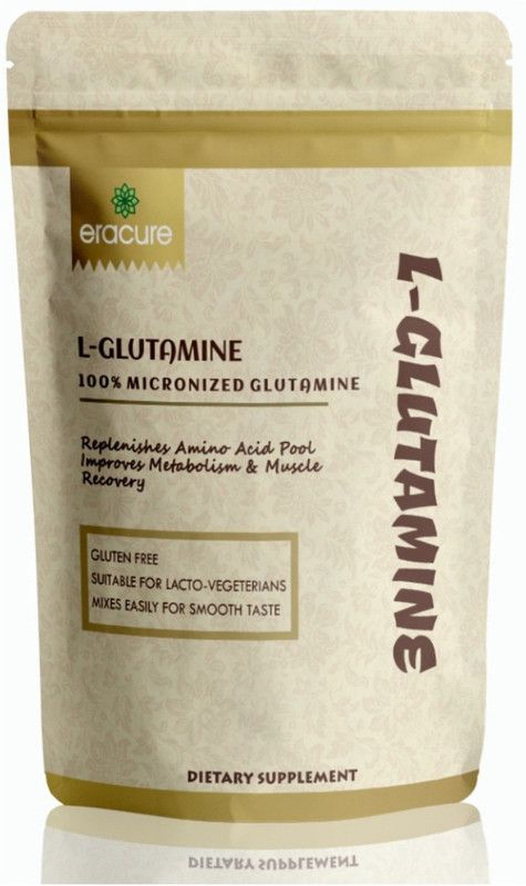 EraCure Nutrition Pure 100% L-Glutamine - Glutamine (S532) Ultra Glutamine  (400 g, Unflavored)