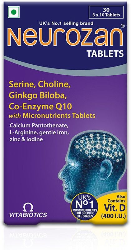 Neurozan Cognitive Function Supplement  (30 Tablets)
