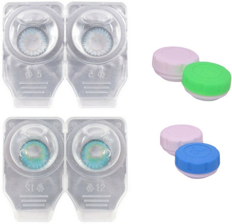 Choice Empire Monthly Disposable  (0 dioptres, Colored Contact Lenses, Pack of 4)