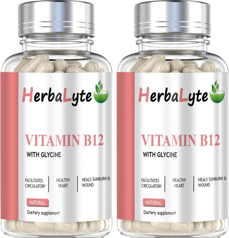 HERBALYTE 100% Vitamin C Capsule for Glowing Skin (G47) Premium  (120 Capsules)