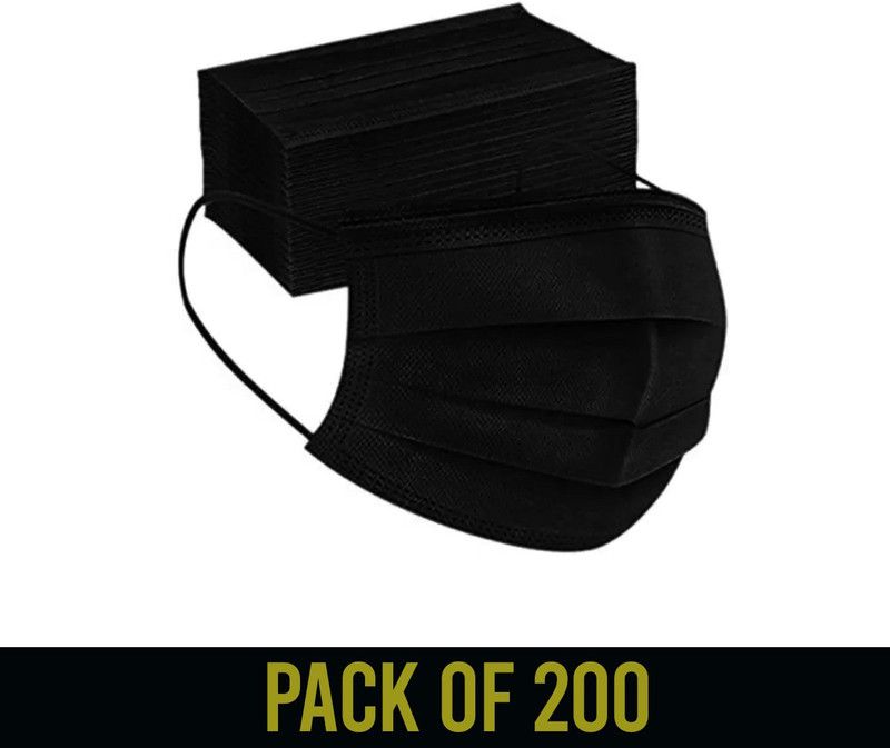 Sugero SH_BM0006-200 Surgical Mask  (Free Size, Pack of 200, 3 Ply)
