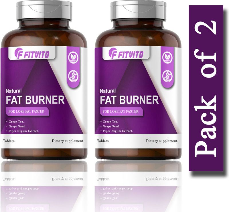 Fitvito Fat burner supplements/ Fat burner for Men&women Tablets (D194)  (120 Tablets)