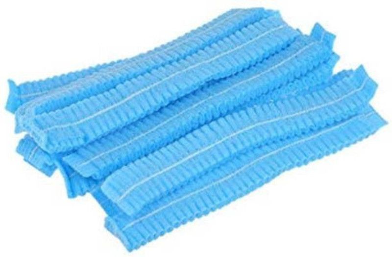 Khushi Pack of 300 Blue Non Woven Disposable Bouffant Cap for hospital, home, office, and for other works Surgical Head Cap  (Disposable)