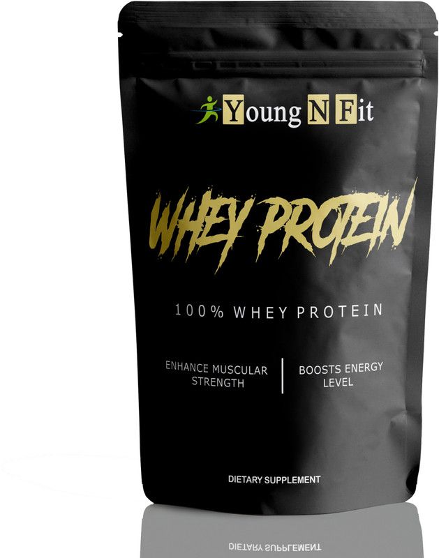 Young N Fit 100% Whey Protein Supplement Powder Whey Protein (S765) Premium Whey Protein  (1500 g, Belgian Chocolate)