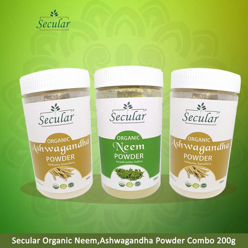 Secular Organic Herbal Combos For Strong Immunity  (3 x 200 g)