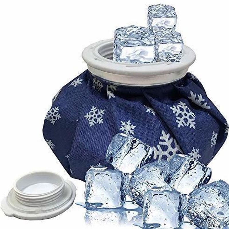 OneRetail Simple fill the ice bag with ice-cubes and shut it with the cap and you are good to go Hot and Cold Pack  (Blue)