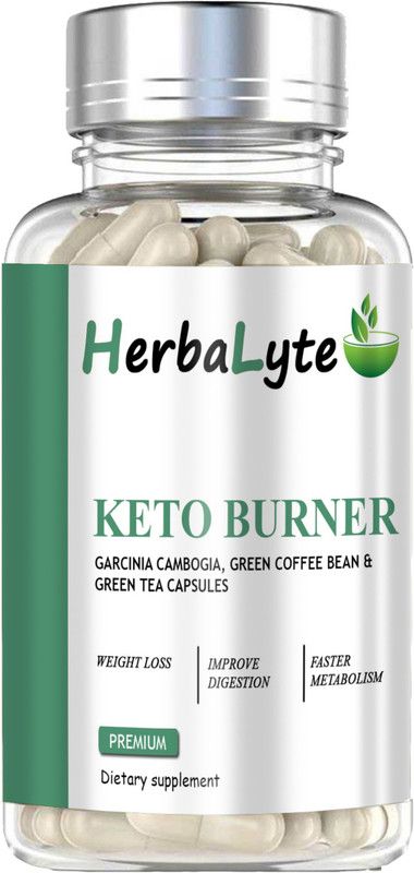 HERBALYTE Keto Capsules, Keto Burner, Fat Burner For Women&Men, Fat Loss  (30 Capsules)