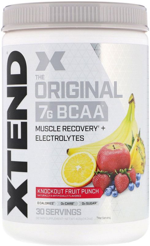 Scivation 30 Servings Fruit Punch 100% Original BCAA  (405 g, Fruit Punch)