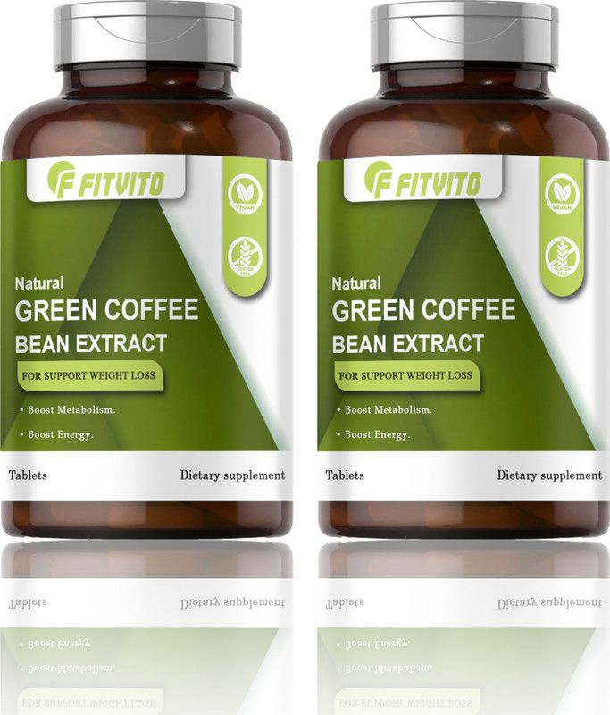 Fitvito Green Coffee Bean Extract Weight Loss Tablets (G250)  (2 x 60 Tablets)