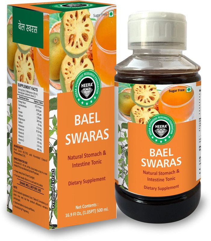 HEERA AYURVEDIC RESEARCH FOUNDATION Bael Juice 500ml sugar free Premium Juice  (500 ml)
