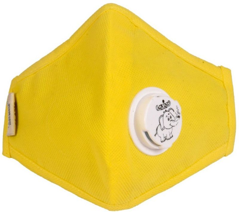 Advind Healthcare KidsMask-N95-04 Washable  (Yellow, S, Pack of 1)