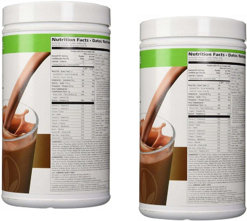 HERBALIFE Formula-1 Chocolate Flavor Energy Drink (Pack of 2) Energy Drink  (2x0.5 kg, Chocolate Flavored)