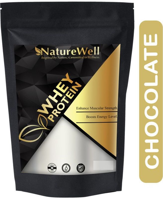 Naturewell Organics Pure Series Whey Protein Concentrate| Raw Whey from USA Premium(JK906) Whey Protein  (2500 g, Chocolate)