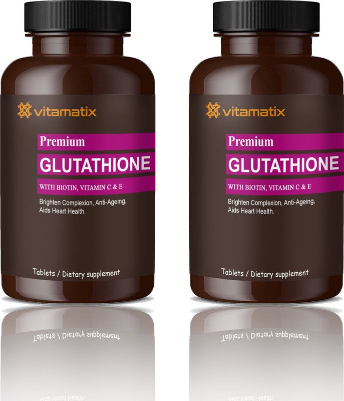 Vitamatix L Glutathione Skin Lightening with Vitamin E & C Tablets (S249)  (2 x 60 Tablets)