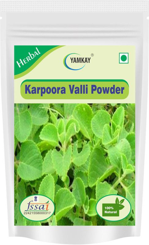 yamkay Karpooravalli Powder Coleus Amboinicus Omavalli Leaves Powder 100 gm  (100 g)