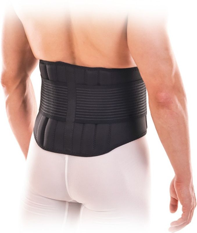 Hoopoes Corset Belt Lumbar Sacral Pain relief Belt for Lumbar Strain, Arthritis, Joints Back & Abdomen Support  (Black)