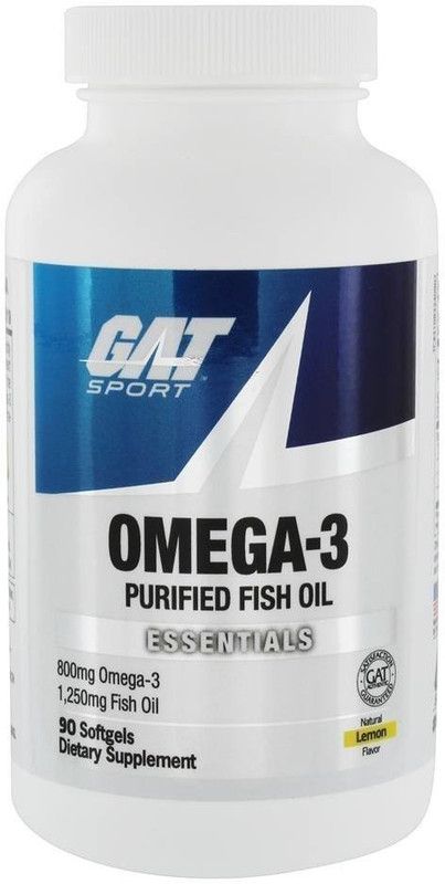 GAT Sport Omega-3 Fish Oil - 90 Softgels  (2 x 45 No)
