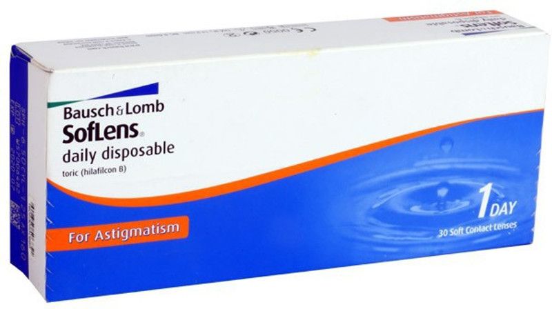 BAUSCH & LOMB Daily Disposable  (-7, Contact Lenses, Pack of 30)