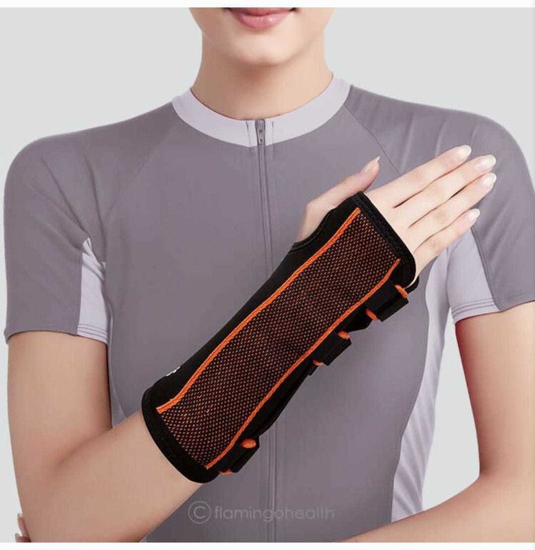 VISSCO FLAMINGO WRIST COCK-UP SPLINT Wrist Support  (Black)