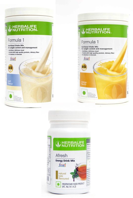 HERBALIFE FORMULA 1 MANGO+ KULFI +TULSI Protein Shake  (1.05 kg, MANGO FLAVOUR, KULFI, TULSI)