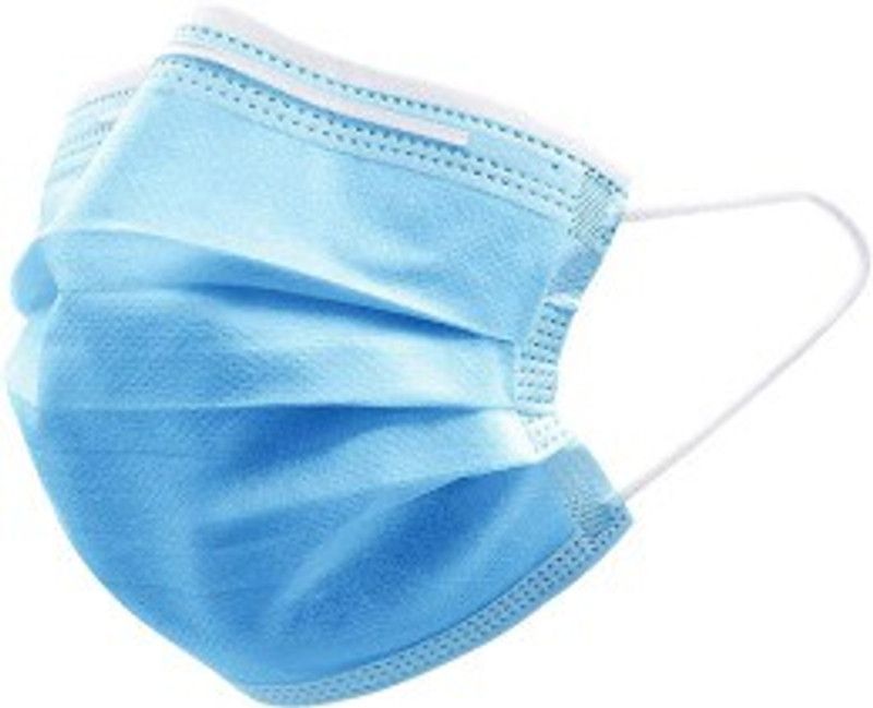 AEGECARE AEG MASK 100 Surgical Mask With Melt Blown Fabric Layer  (Free Size, Pack of 100, 3 Ply)