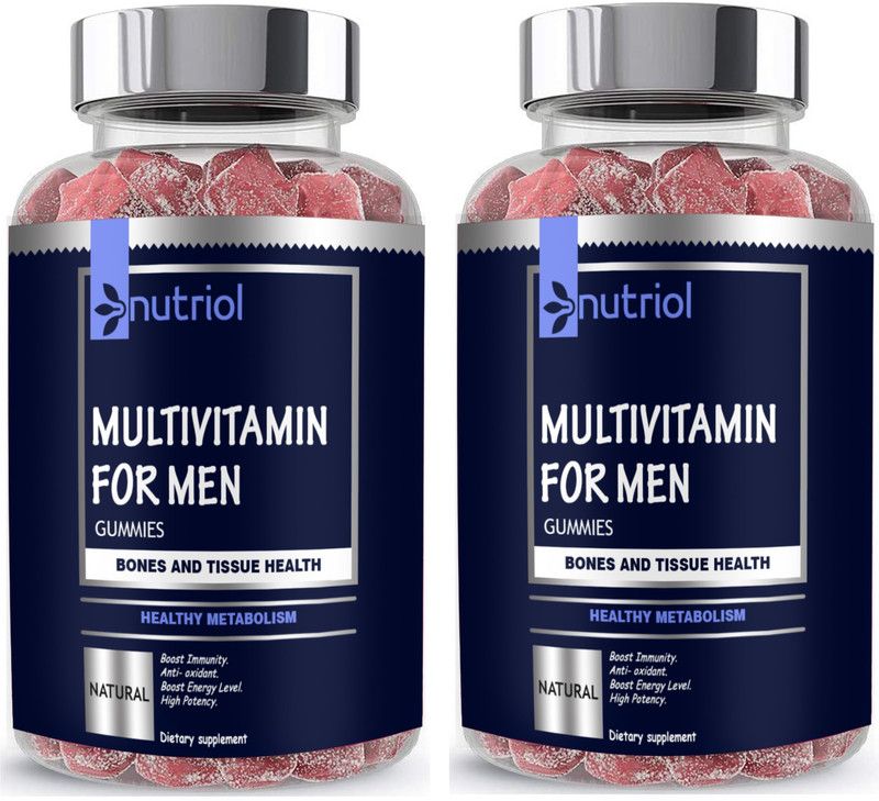 Nutriol Daily Multivitamin Gummies For Immunity, Energy For Men & Women (SD26)Premium  (2 x 15 No)