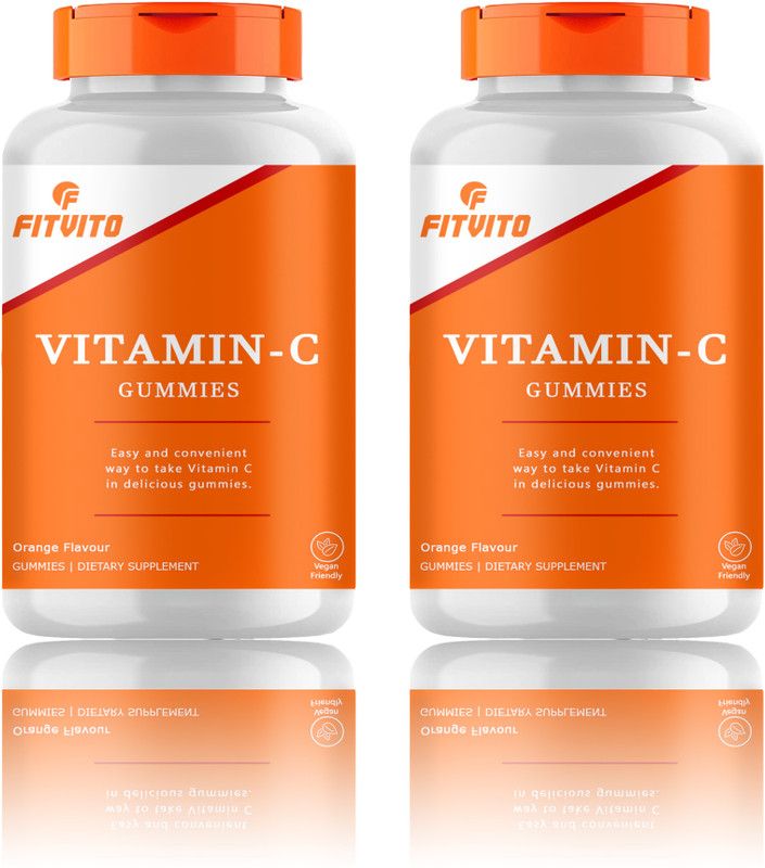 Fitvito Vitamin C Orange & Zinc for Adults & Kids, Immunity Boost, Skincare (SD27)  (2 x 15 No)