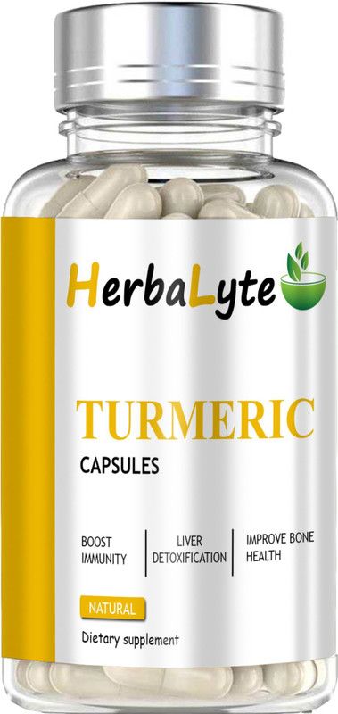 HERBALYTE TURMERIC Capsules, CURCUMIN, CURCUMIN Capsules Pro  (30 Capsules)