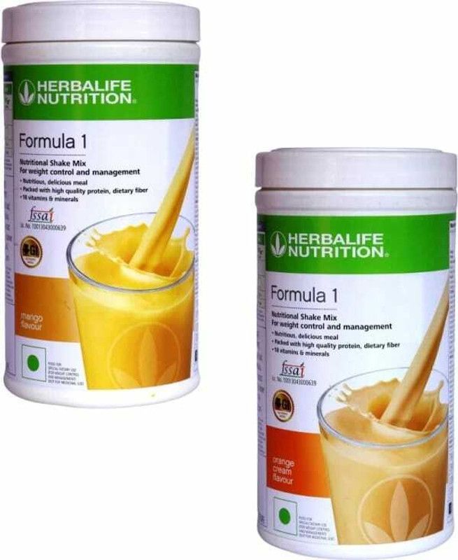 HERBALIFE F1 SHAKE MANGO, BANANA PACK OF 2 Protein Shake  (1000 g, F1 SHAKE MANGO, BANANA PACK OF 2)