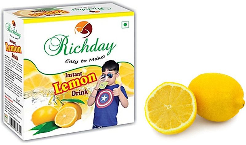 Richday Instant Lemon Drink Premix Powder Energy Drink  (500 g, Lemon Flavored)