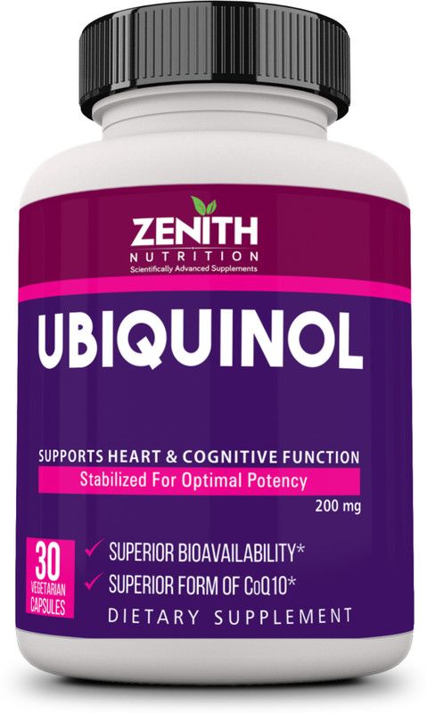 Zenith Nutrition Ubiquinol-200mg-30 Nos  (30 No)