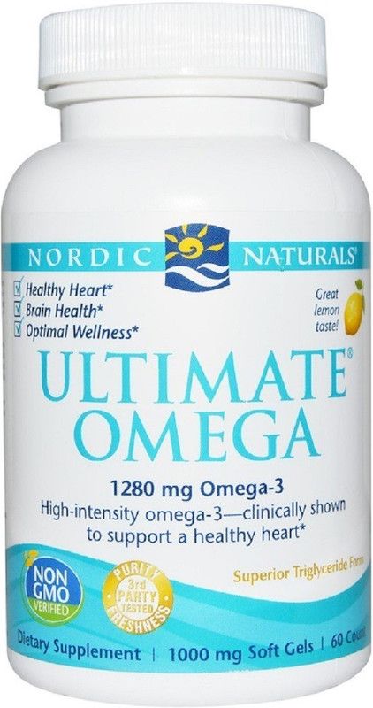 Nordic Naturals Nordic Naturals, Ultimate Omega, Lemon,  (60 No)