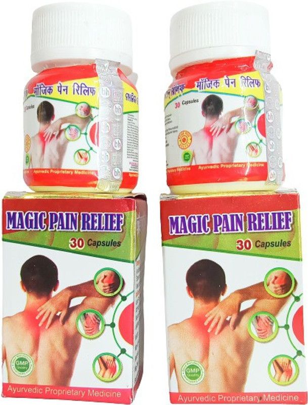 Maadurga ayurved bhander MAGIC PAIN RELIEF CAPSULE JOINT PAIN,RHEUMATOID ARTHRITIS,SCIATICA,MUSCLE PAIN Capsules  (2 x 30 Units)