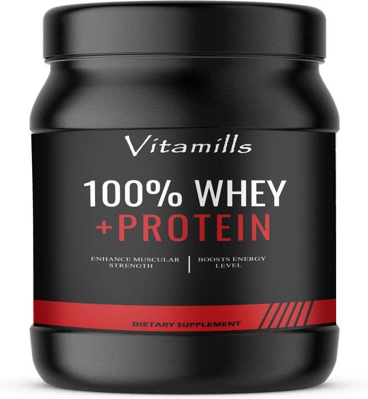 Vitamills Nutrition 100% Whey Protein Supplement Powder Whey Protein (S496) Premium Whey Protein  (500 g, Cookies & Cream)