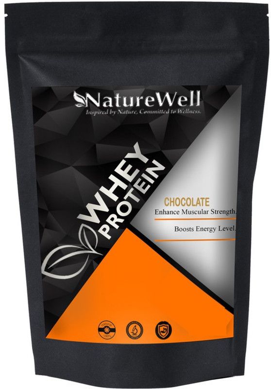 Naturewell Organics Protein Plus Body Building Gym Supplement Whey Protein Powder Premium(AS2525) Whey Protein  (2500 g, Chocolate)