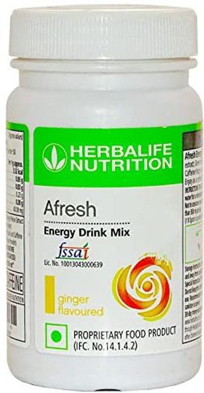 HERBALIFE AFRESH ENERGY DRINK GINGER FLAVOUR Nutrition Drink  (50 g, GINGER Flavored)