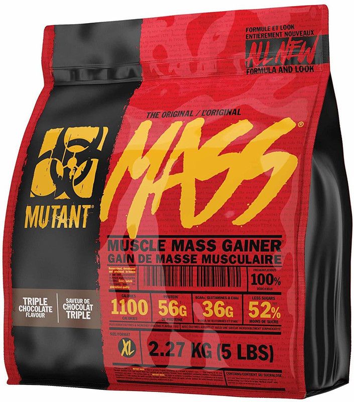 Mutant Mass Weight Gainers/Mass Gainers  (2.27 kg, Triple Chocolate)