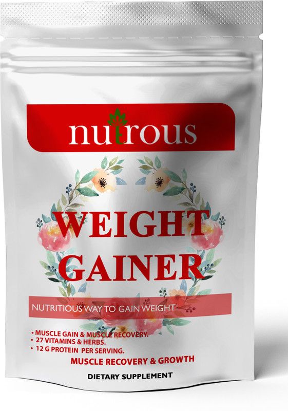 Nutrous Super Gainer XXL Weight Gainers/Mass Gainers Pro (OL228) Weight Gainers/Mass Gainers  (1500 g, Mango)