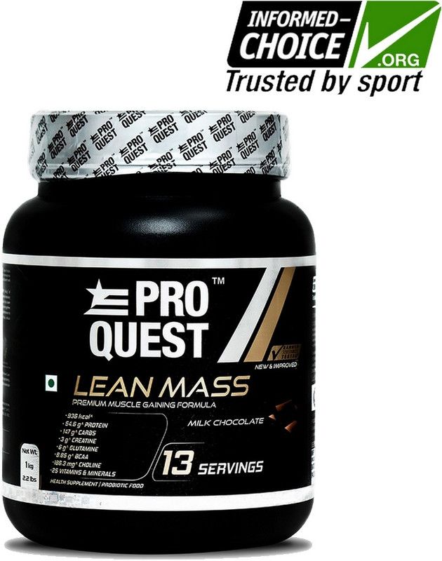 PROQUEST Lean Weight Gainers/Mass Gainers  (1 kg, Milk Chocolate)