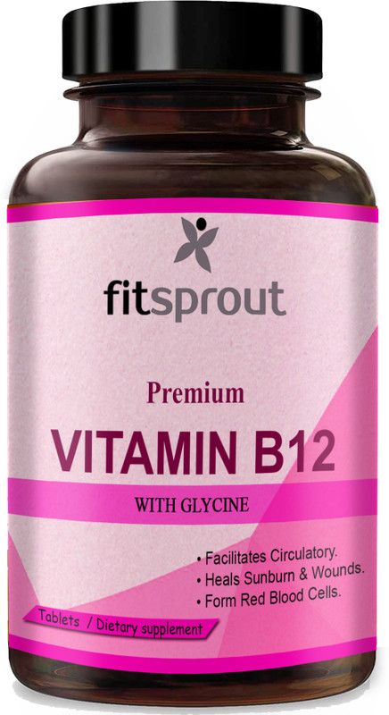 Fitsprout Plant Based Vitamin B12 Tablets (K84)  (30 Tablets)
