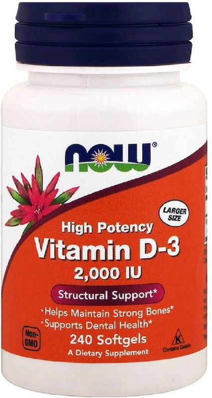 Now Foods Now Foods, Vitamin D-3,  (240 No)