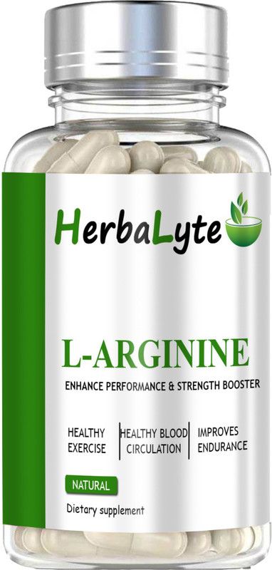 HERBALYTE L-Arginine 1000mg Capsules Per Serving, l arginine supplement Premium  (30 Capsules)