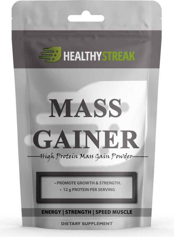 Healthy Streak Super Gainer XXL Weight Gainers/Mass Gainers Ultra (OL112) Weight Gainers/Mass Gainers  (1000 g, Chocolate)