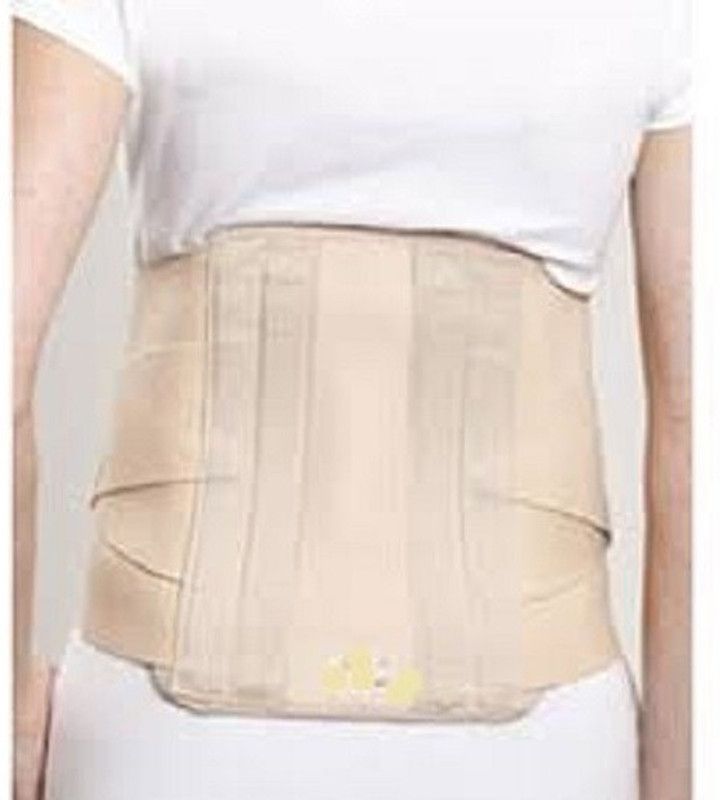 KESHU Contoured L.S.Belt for Back Pain Relief |Dual Adjustable Back Support  (Beige)
