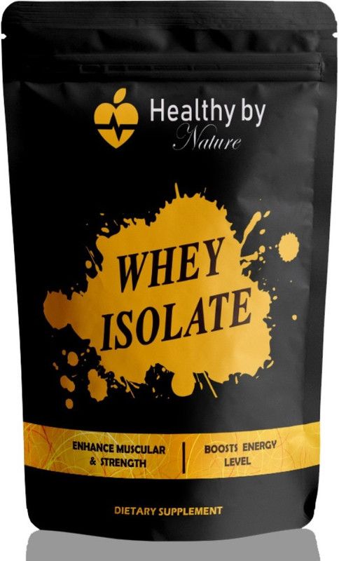 Healthy By Nature 100% Whey Protein Isolate Supplement Powder (S692) Premium Whey Protein  (500 g, Belgian Chocolate)