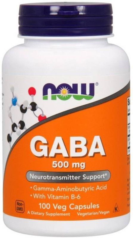 Now Foods GABA 500 mg  (100 No)