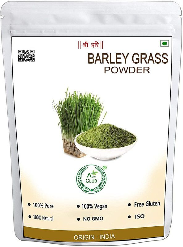 AGRI CLUB Barley Grass Powder for Natural Alkaline, Detoxification and Chlorophyll (200 Gm)  (200 g)